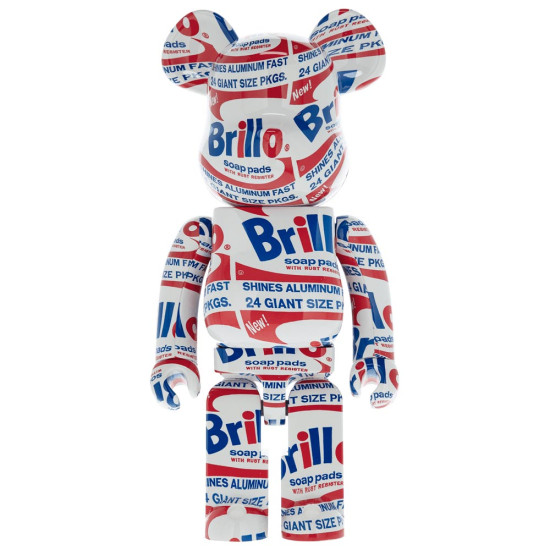 Medicom Toy Bearbrick Andy Warhol Brillo